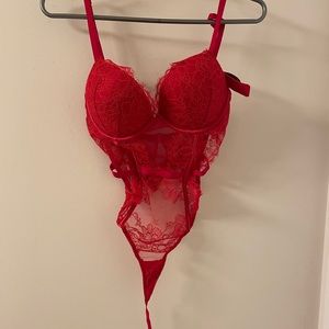Red push-up very sexy Victoria’s Secret Teddy